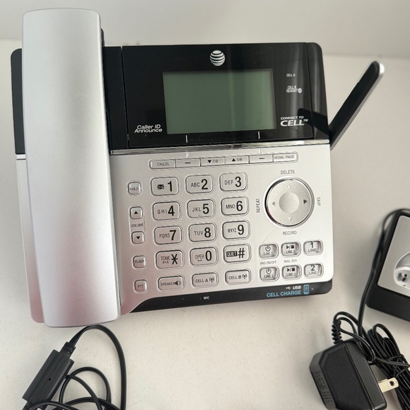 AT&T 2-Line Corded/Cordless Answering System w/Connect to Cell Tech TL86103 - Picture 12 of 12
